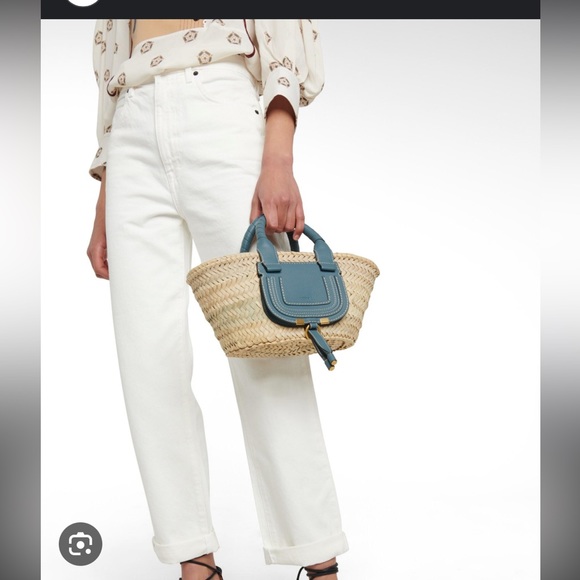 Chloe Marcie Mini Basket Bag - Picture 11 of 12